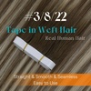image:imageSunny Hair Tape in Weft Hair Extensions Human Hair 1 Jet Black 18 InchGUTP3822 Brown Balayage Blonde