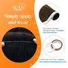 image:imageSunny Hair Tape in Weft Hair Extensions Human Hair 1 Jet Black 18 InchGUTP3822 Brown Balayage Blonde