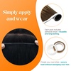 image:imageSunny Hair Tape in Weft Hair Extensions Human Hair 1 Jet Black 18 InchGUTP4427 Brown to Caramel Blonde