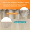 image:imageSunny Hair Tape in Weft Hair Extensions Human Hair 1 Jet Black 18 InchGUTP60 Bleach Blonde