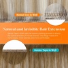 image:imageSunny Hair Tape in Weft Hair Extensions Human Hair 1 Jet Black 18 InchGUTP6606 Medium Brown with Blonde
