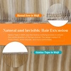 image:imageSunny Hair Tape in Weft Hair Extensions Human Hair 1 Jet Black 18 InchGUTP8228 Light Brown Balayage Blonde