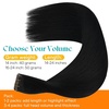 image:imageSunny Hair Tape in Weft Hair Extensions Human Hair 1 Jet Black 18 InchIJTP1 Jet Black
