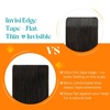 image:imageSunny Hair Tape in Weft Hair Extensions Human Hair 1 Jet Black 18 InchIJTP2 Darkest Brown