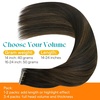 image:imageSunny Hair Tape in Weft Hair Extensions Human Hair 1 Jet Black 18 InchIJTP226 Balayage Brown