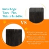 image:imageSunny Hair Tape in Weft Hair Extensions Human Hair 1 Jet Black 18 InchIJTP226 Balayage Brown