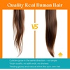 image:imageSunny Hair Tape in Weft Hair Extensions Human Hair 1 Jet Black 18 InchIJTP3822 Brown Balayage Blonde
