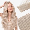 image:imageSunny Hair Tape in Weft Hair Extensions Human Hair 1 Jet Black 18 InchIJTPP18613 Ash Blonde With Bleach Blonde