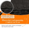 image:imageSunny Hair Weft Hair Extensions Human Hair Dark Brown With BlondeA1 1CMocha Black