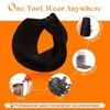 image:imageSunny Hair Weft Hair Extensions Human Hair Dark Brown With BlondeA1 2Dark Brown