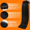 image:imageSunny Hair Weft Hair Extensions Human Hair Dark Brown With BlondeA11BNatural Black