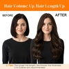 image:imageSunny Hair Weft Hair Extensions Human Hair Dark Brown With BlondeA12BMedium Natural Brown