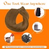 image:imageSunny Hair Weft Hair Extensions Human Hair Dark Brown With BlondeA28Light Brown
