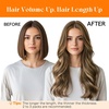image:imageSunny Hair Weft Hair Extensions Human Hair Dark Brown With BlondeA3 4P27Brown Highlight
