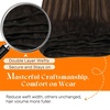 image:imageSunny Hair Weft Hair Extensions Human Hair Dark Brown With BlondeA3226Dark Brown Balayage Medium Brown