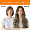 image:imageSunny Hair Weft Hair Extensions Human Hair Dark Brown With BlondeA34244Dark Brown Balayage Golden Blonde