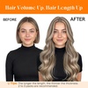 image:imageSunny Hair Weft Hair Extensions Human Hair Dark Brown With BlondeA48P60Light Brown Highlights