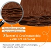 image:imageSunny Hair Weft Hair Extensions Human Hair Dark Brown With BlondeA630Warm Copper Red Brown