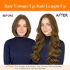 image:imageSunny Hair Weft Hair Extensions Human Hair Dark Brown With BlondeA77Light Chestnut Brown