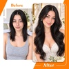 image:imageSunny Hair Weft Hair Extensions Human Hair Dark Brown With BlondeButterfly1 1Jet Black
