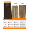 image:imageSunny Hair Weft Hair Extensions Human Hair Dark Brown With BlondeButterfly1 2 Dark Brown