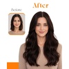 image:imageSunny Hair Weft Hair Extensions Human Hair Dark Brown With BlondeButterfly1 2 Dark Brown