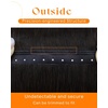 image:imageSunny Hair Weft Hair Extensions Human Hair Dark Brown With BlondeButterfly1 2 Dark Brown