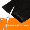 image:imageSunny Hair Weft Hair Extensions Human Hair Dark Brown With BlondeButterfly1 2 Dark Brown