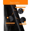 image:imageSunny Hair Weft Hair Extensions Human Hair Dark Brown With BlondeButterfly111BS1B Black Balayage Silver Grey