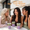 image:imageSunny Hair Weft Hair Extensions Human Hair Dark Brown With BlondeButterfly111BS1B Black Balayage Silver Grey