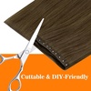 image:imageSunny Hair Weft Hair Extensions Human Hair Dark Brown With BlondeButterfly13Cool Brown