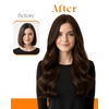 image:imageSunny Hair Weft Hair Extensions Human Hair Dark Brown With BlondeButterfly14Chocolate Brown