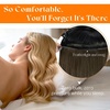 image:imageSunny Hair Weft Hair Extensions Human Hair Dark Brown With BlondeButterfly21060 Dark Golden Blonde Highlight