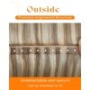 image:imageSunny Hair Weft Hair Extensions Human Hair Dark Brown With BlondeButterfly216P22Golden Blonde Highlights