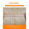 image:imageSunny Hair Weft Hair Extensions Human Hair Dark Brown With BlondeButterfly260Platinum Blonde