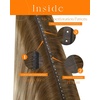 image:imageSunny Hair Weft Hair Extensions Human Hair Dark Brown With BlondeButterfly26606Medium Brown Balayage Platinum Blonde