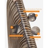image:imageSunny Hair Weft Hair Extensions Human Hair Dark Brown With BlondeButterfly28P60Light Brown Highlights