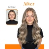 image:imageSunny Hair Weft Hair Extensions Human Hair Dark Brown With BlondeButterfly28P60Light Brown Highlights