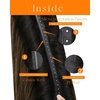 image:imageSunny Hair Weft Hair Extensions Human Hair Dark Brown With BlondeButterfly3226Dark Brown Balayage Medium Brown
