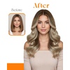 image:imageSunny Hair Weft Hair Extensions Human Hair Dark Brown With BlondeButterfly33822Cool Brown Ombre Blonde