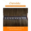image:imageSunny Hair Weft Hair Extensions Human Hair Dark Brown With BlondeButterfly33822Cool Brown Ombre Blonde
