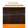 image:imageSunny Hair Weft Hair Extensions Human Hair Dark Brown With BlondeButterfly34274 Chocolate Brown Balayage Caramel Blonde
