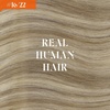 image:imageSunny Hair Wire Hair Extensions Real Human Hair Adjustable Line HairpieceA1 1622 Golden Blonde Highlight