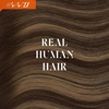image:imageSunny Hair Wire Hair Extensions Real Human Hair Adjustable Line HairpieceA2 4274 Chocolate Brown Balayage