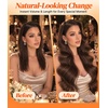 image:imageSunny Hair Wire Hair Extensions Real Human Hair Adjustable Line HairpieceA3 4 Chocolate Brown