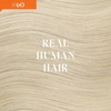 image:imageSunny Hair Wire Hair Extensions Real Human Hair Adjustable Line HairpieceB1 60 Platinum Blonde