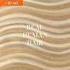 image:imageSunny Hair Wire Hair Extensions Real Human Hair Adjustable Line HairpieceB1 P1060 Lightest Brown Highlight