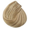 image:imageSunny Hair Wire Hair Extensions Real Human Hair Adjustable Line HairpieceB2 27613 Honey Blonde Highlight