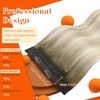 image:imageSunny Hair Wire Hair Extensions Real Human Hair Adjustable Line HairpieceB3 186060A Ash Blonde Balayage