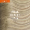 image:imageSunny Hair Wire Hair Extensions Real Human Hair Adjustable Line HairpieceB3 186060A Ash Blonde Balayage